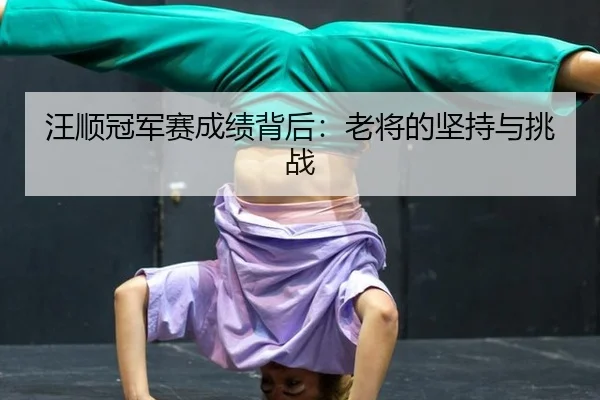 汪顺冠军赛成绩背后：老将的坚持与挑战 - aitiyu